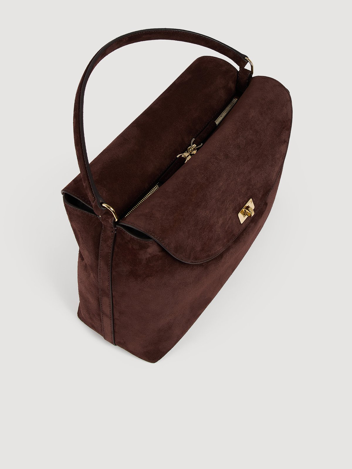 Le Grand Bazaar Le Grand Bazaar Suede Bag Brown