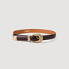 Leather Belt Bordeaux