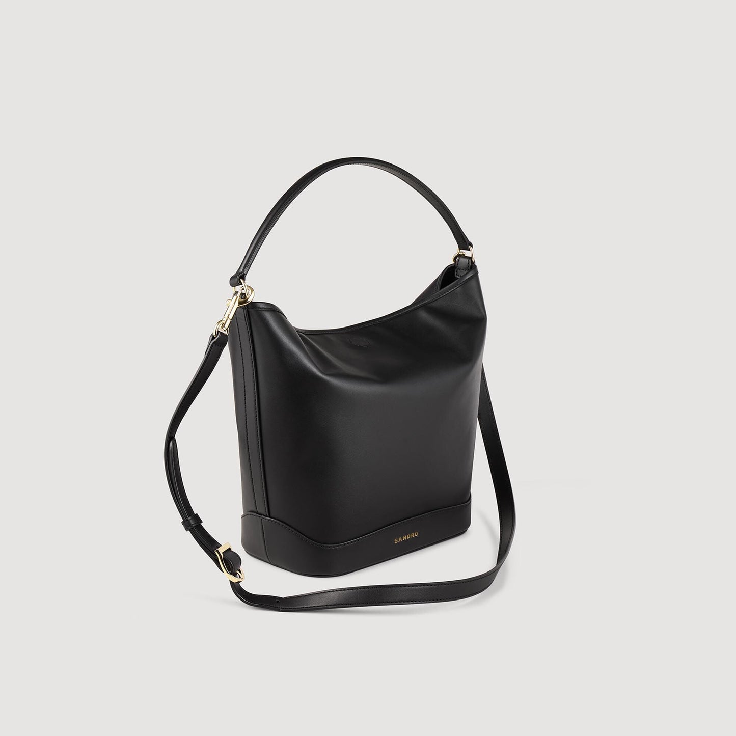 Tangoso Leather Bucket Bag Tangoso Black