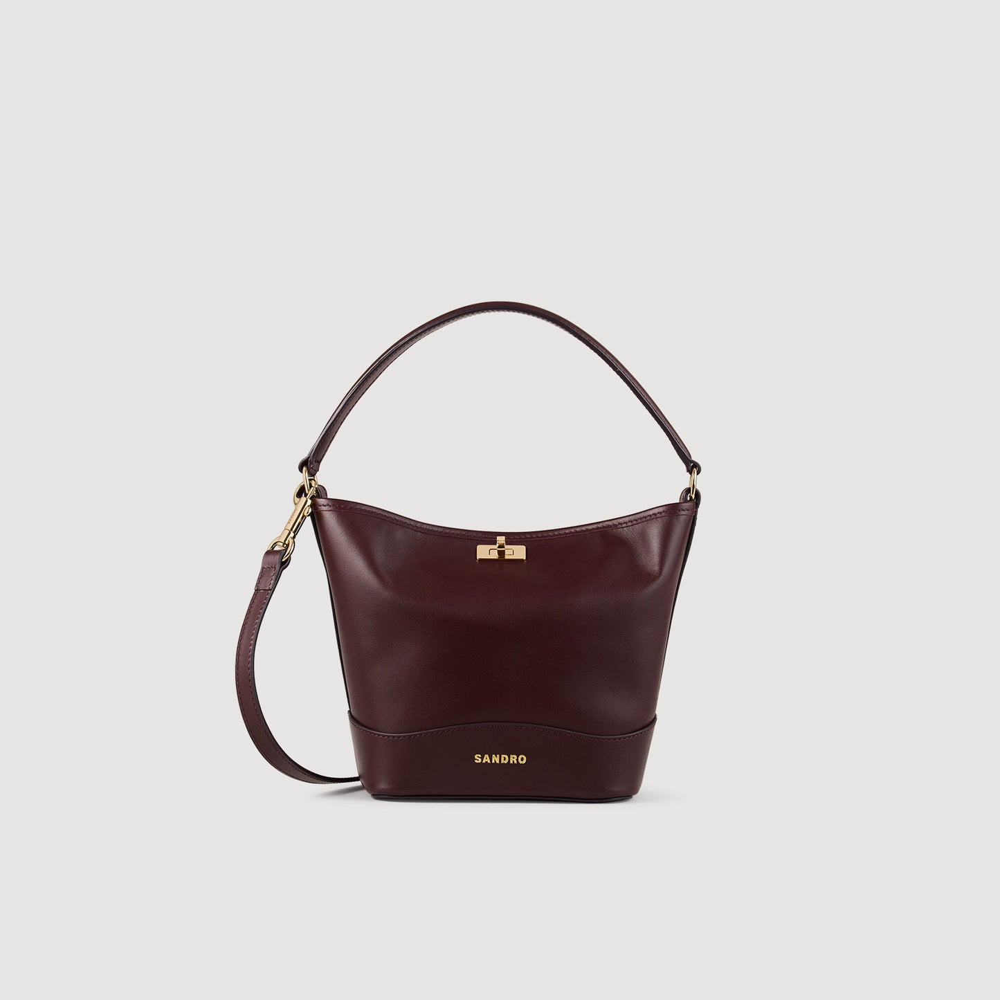 Small Tangoso Tangoso Mini Leather Bag Bordeaux
