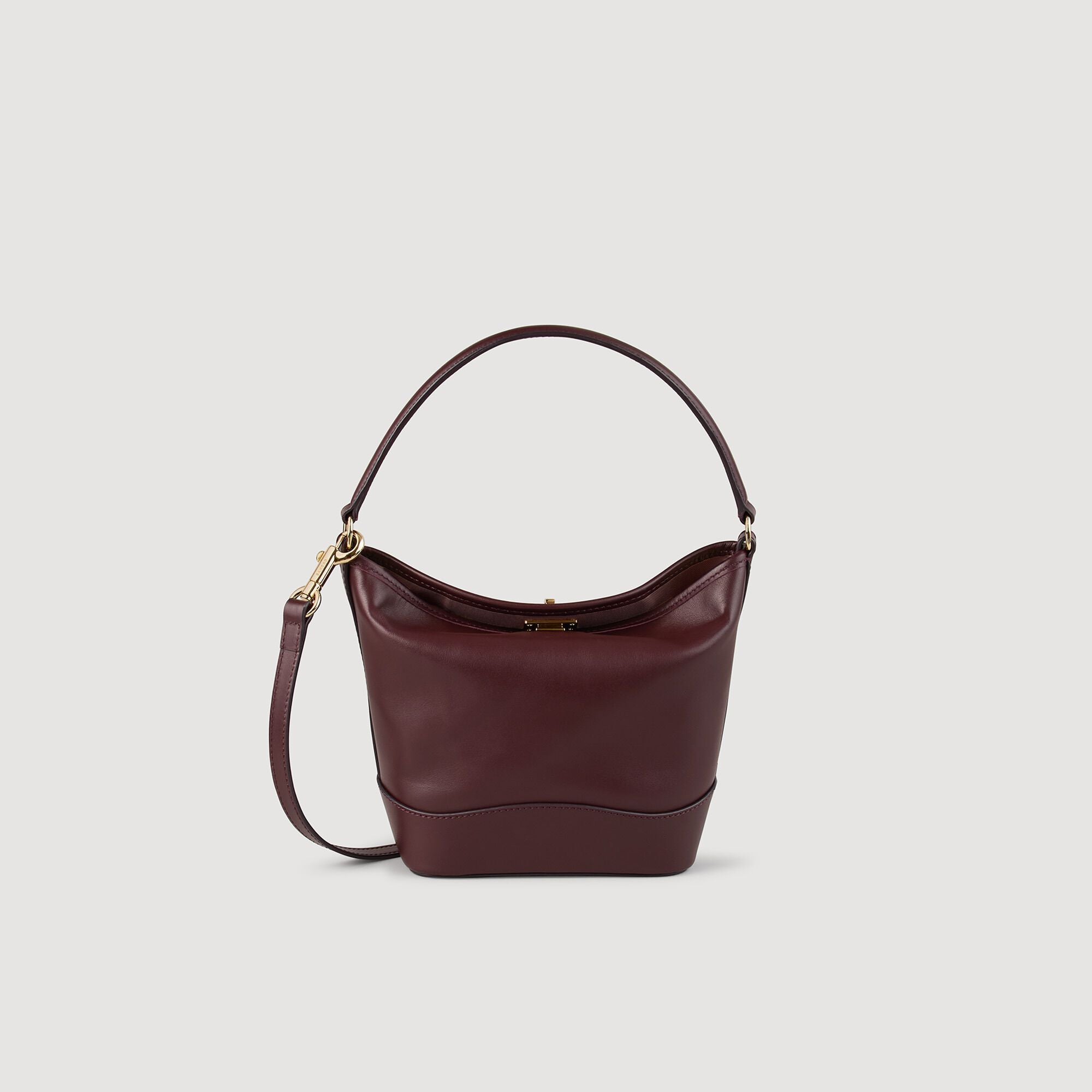 Small Tangoso Tangoso Mini Leather Bag Bordeaux