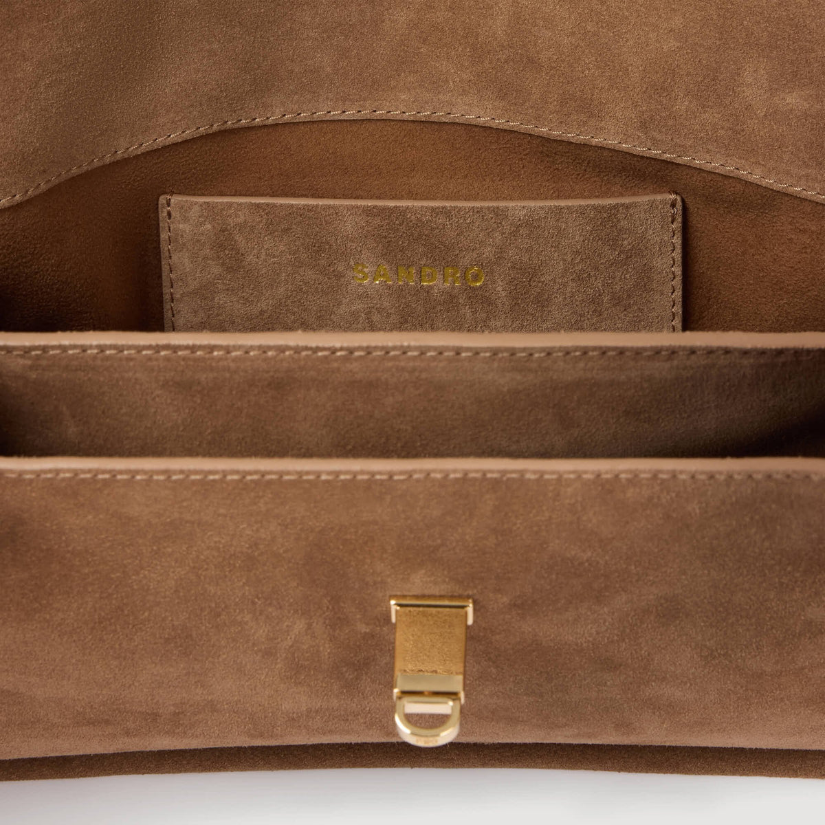Le Mambo Leather And Suede Bag Beige