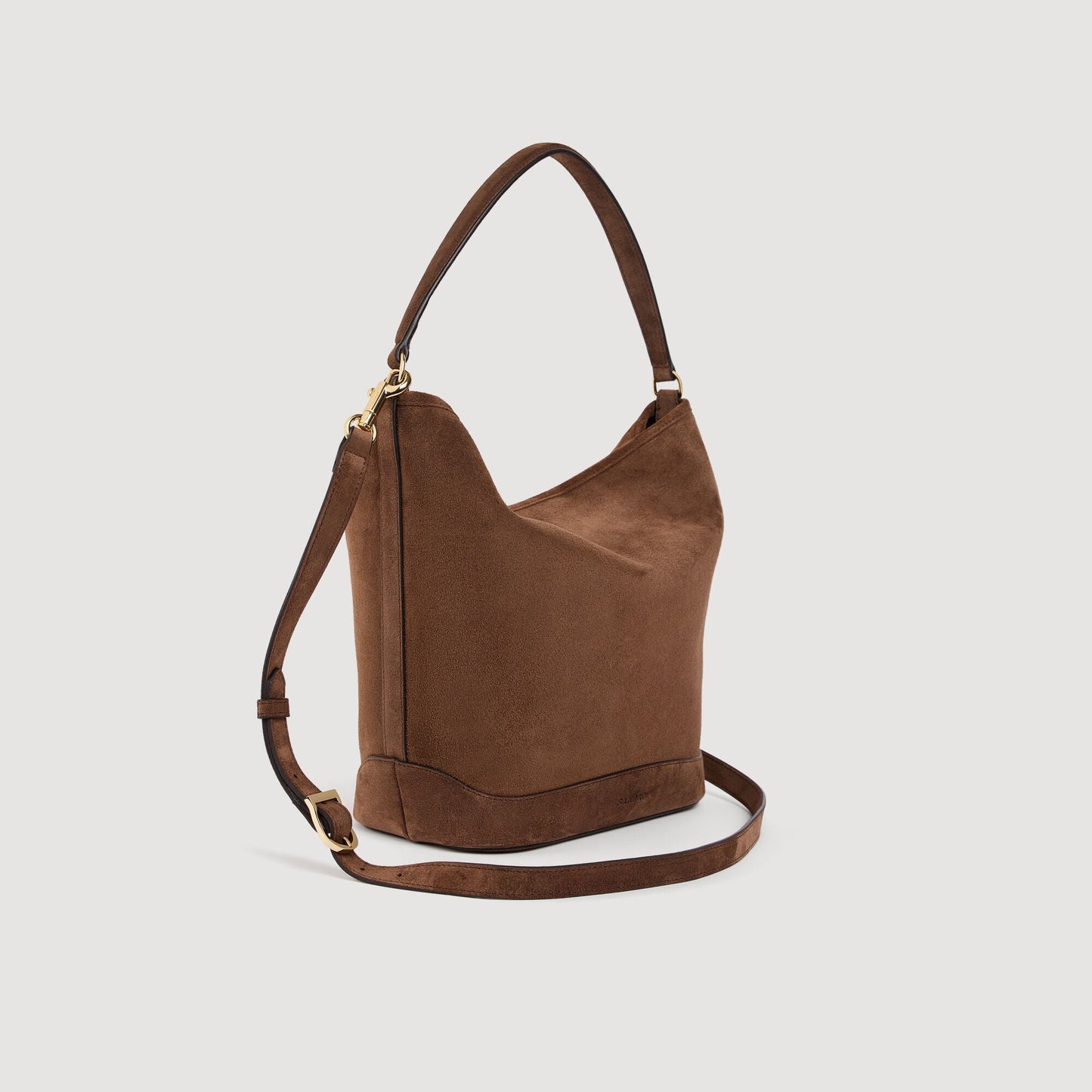 Tangoso Tangoso Suede Bucket Bag Brown