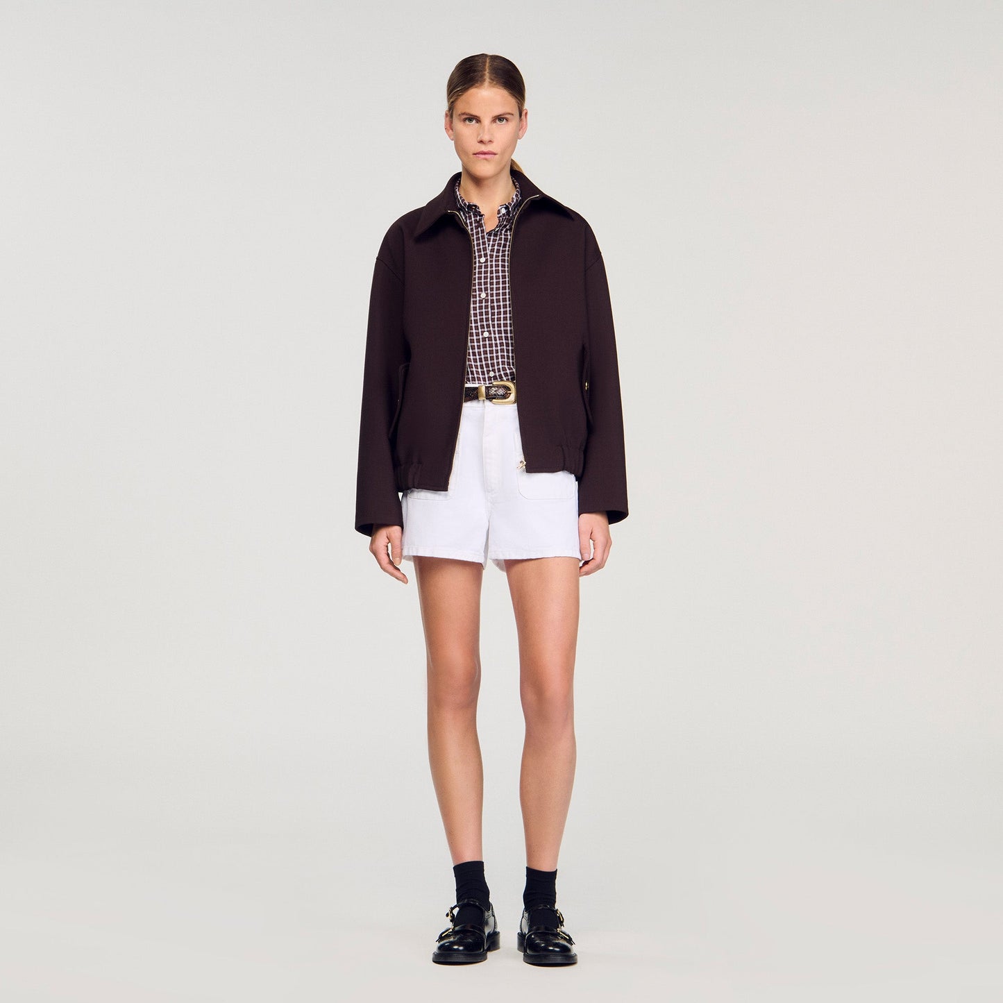 Oversized Jacket Brown