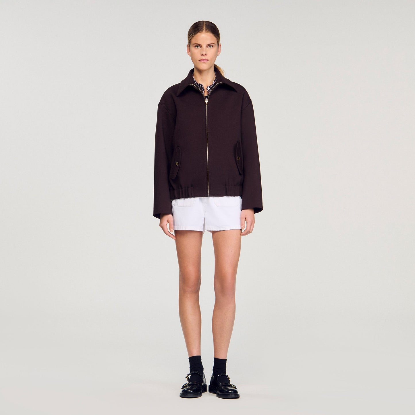 Oversized Jacket Brown