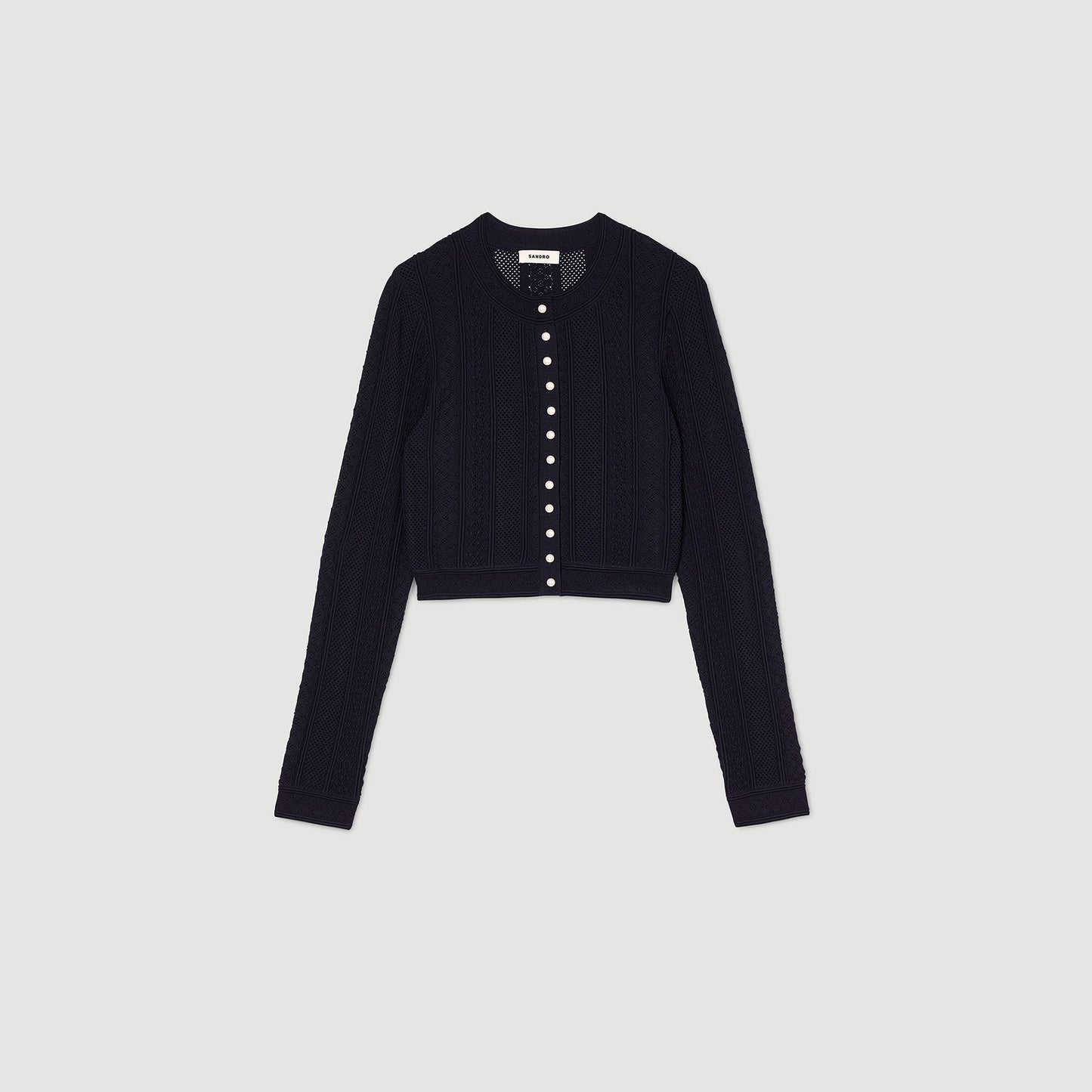 Divin Knit Cardigan Navy Blue