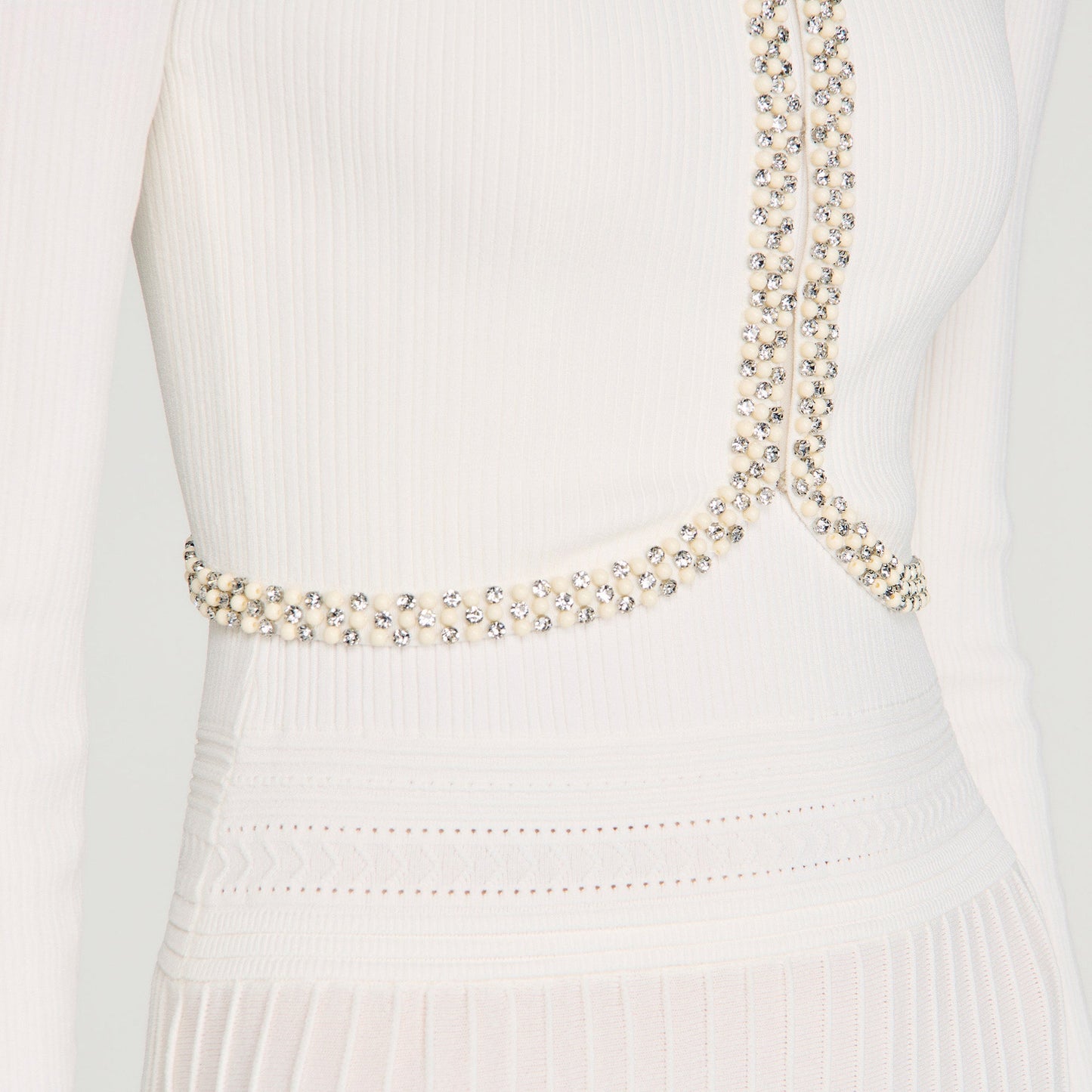 Borealia Knit Cardigan White