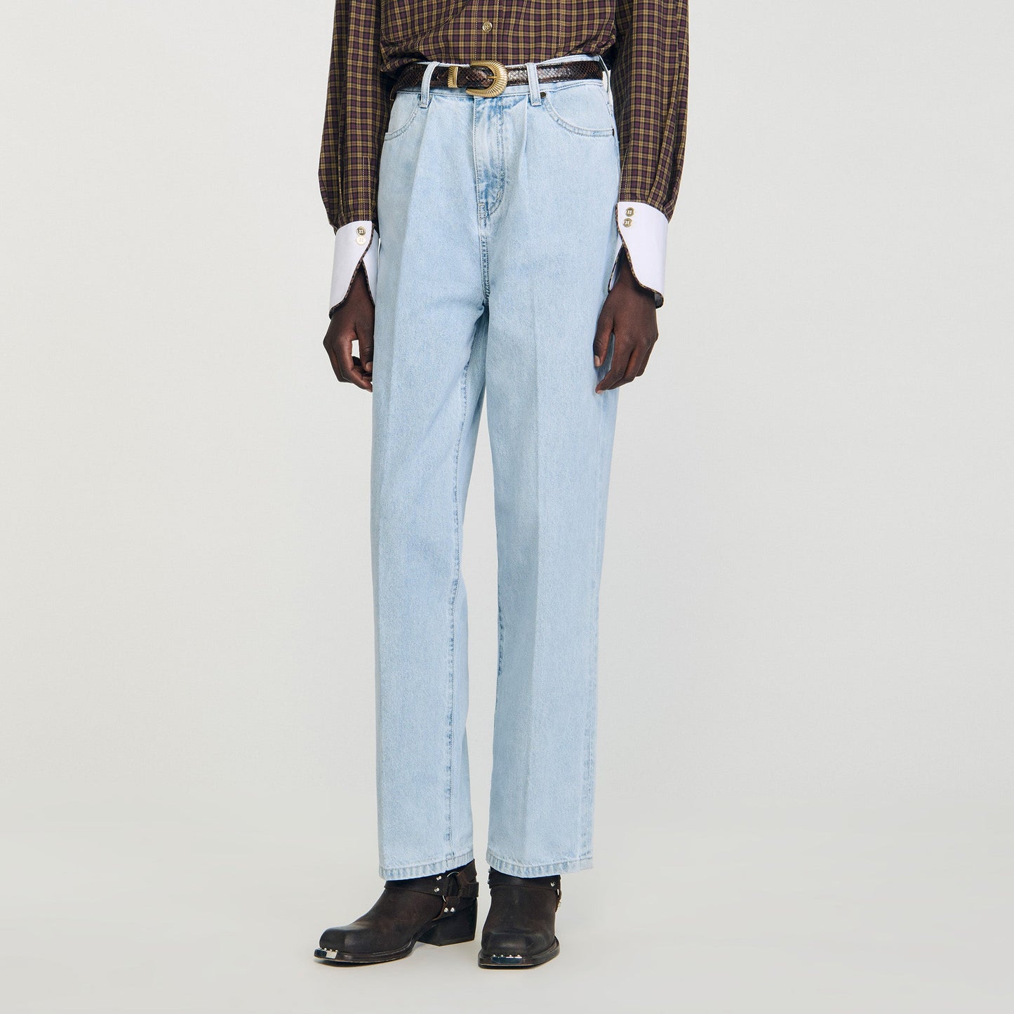 Mael Straight-Leg Jeans Blue