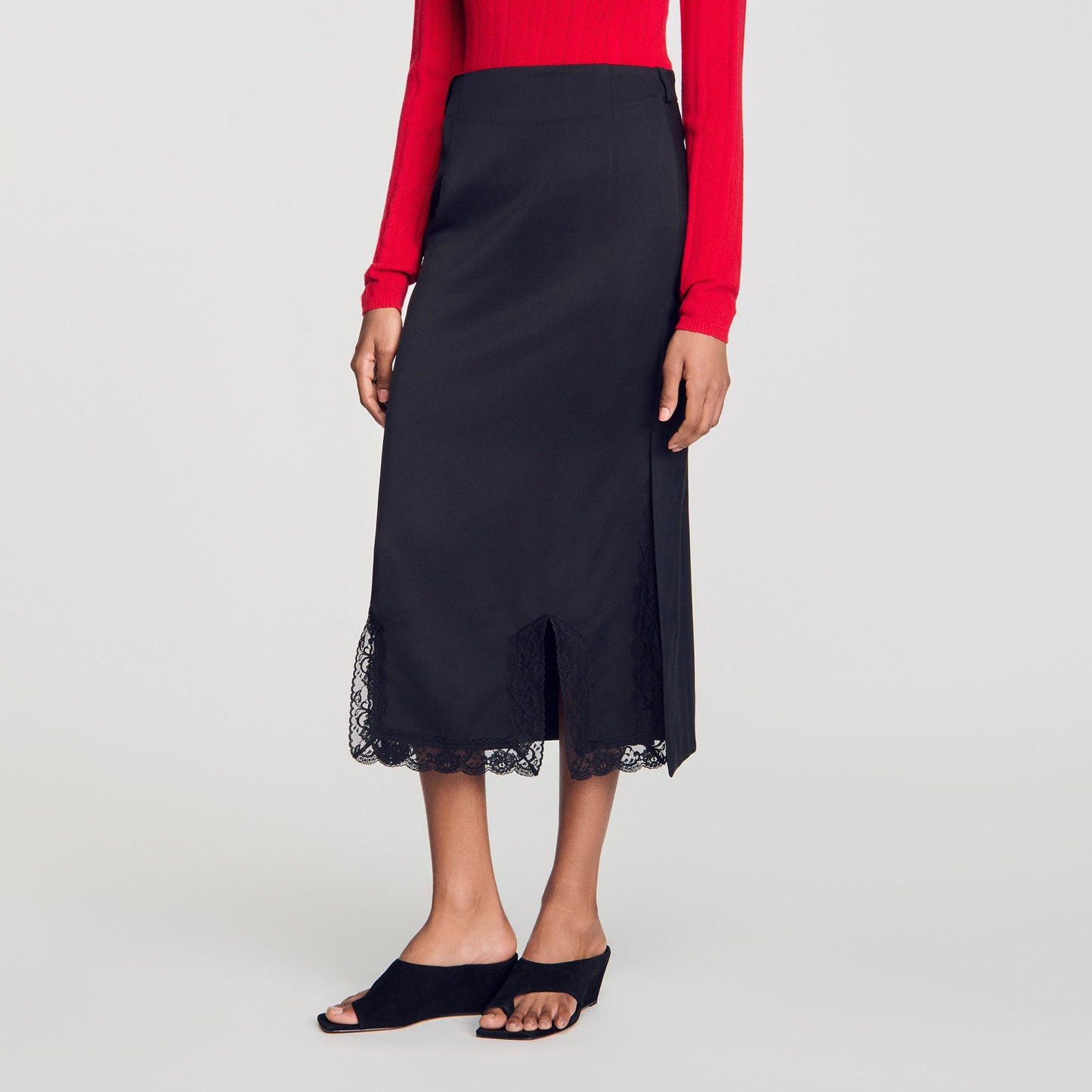 Enja Knit Skirt Black