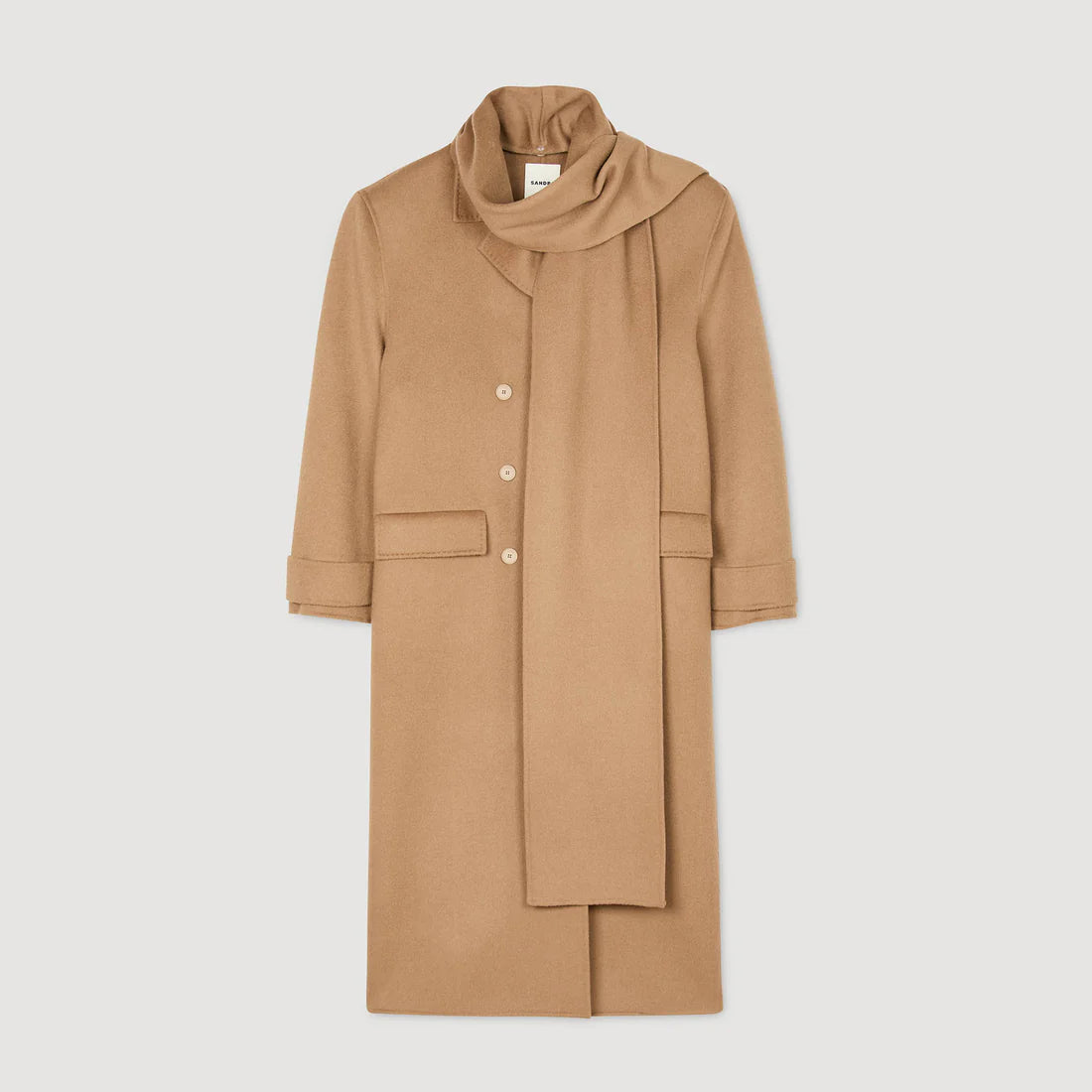 Uma Oversized Wool Coat Camel