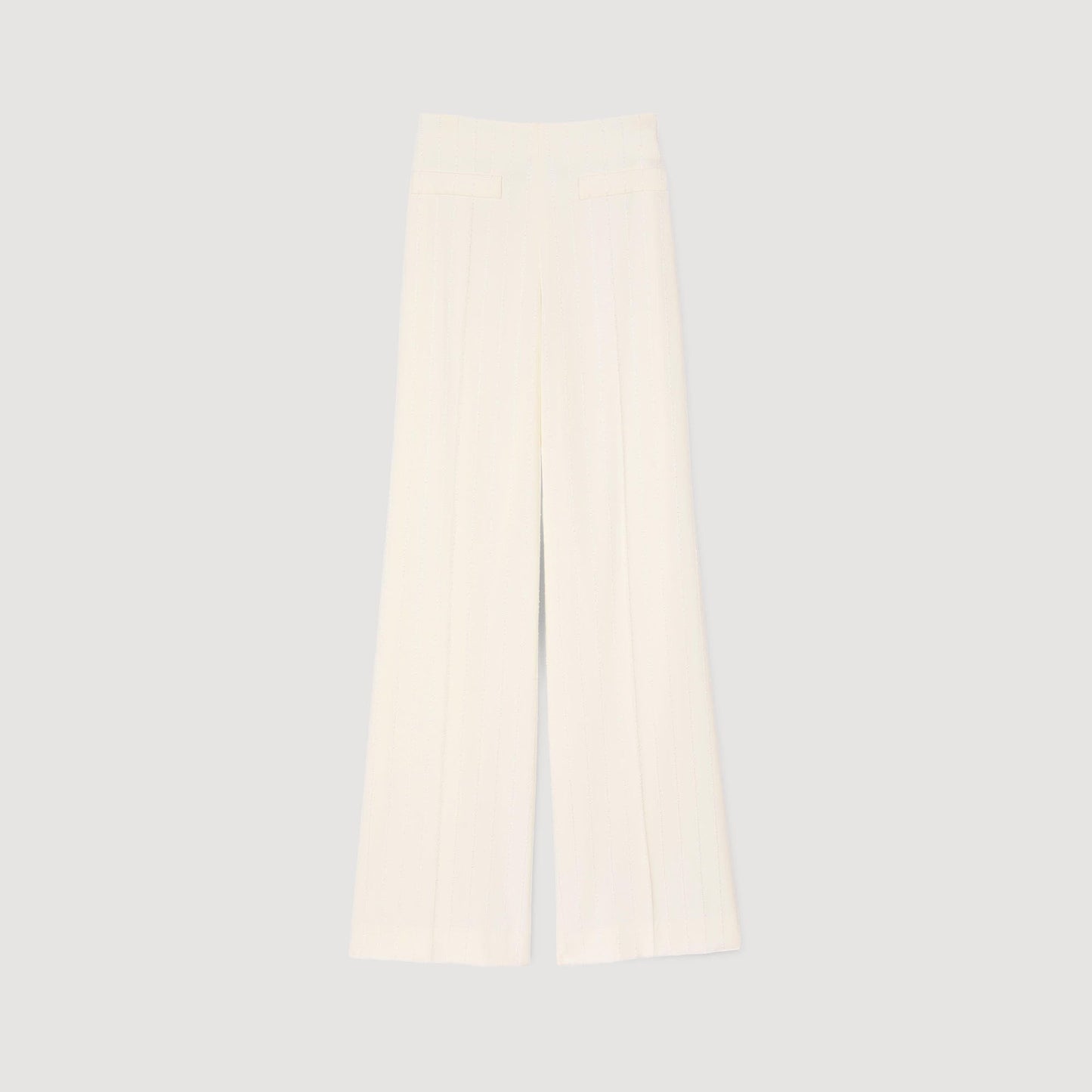 Concorde Sequin Suit Trousers Ecru