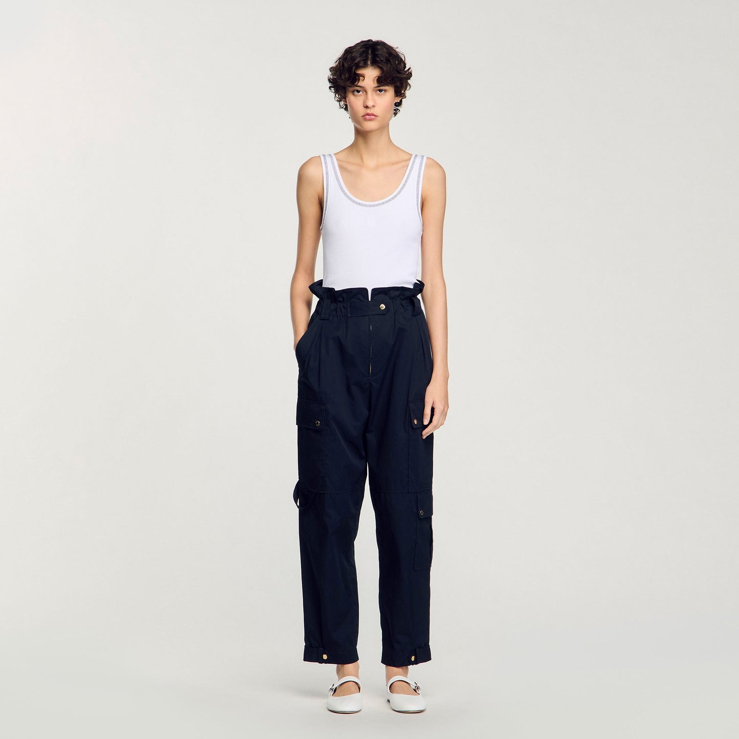 Basti Cargo Trousers Navyblue Navyblue