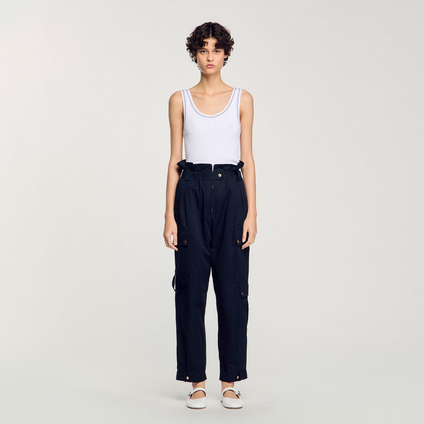 Basti Cargo Trousers Navyblue Navyblue