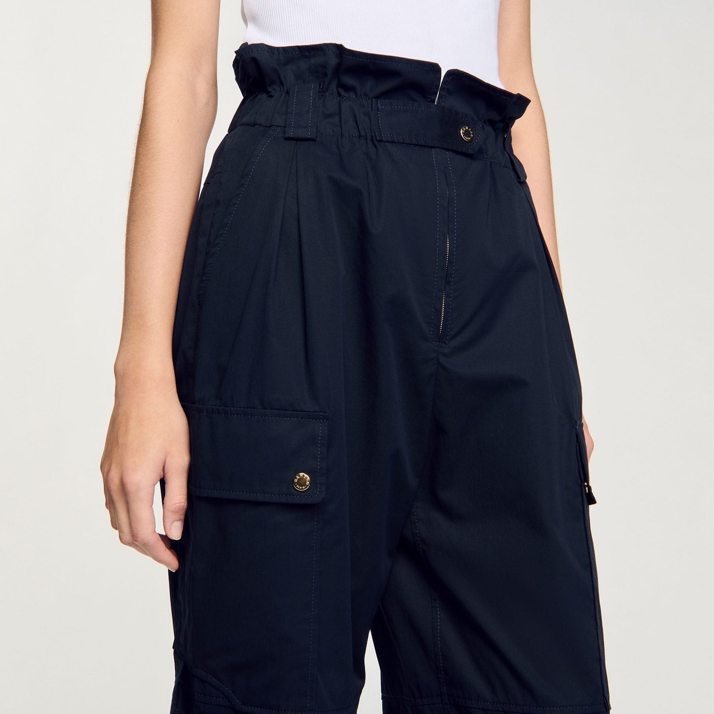 Basti Cargo Trousers Navyblue Navyblue
