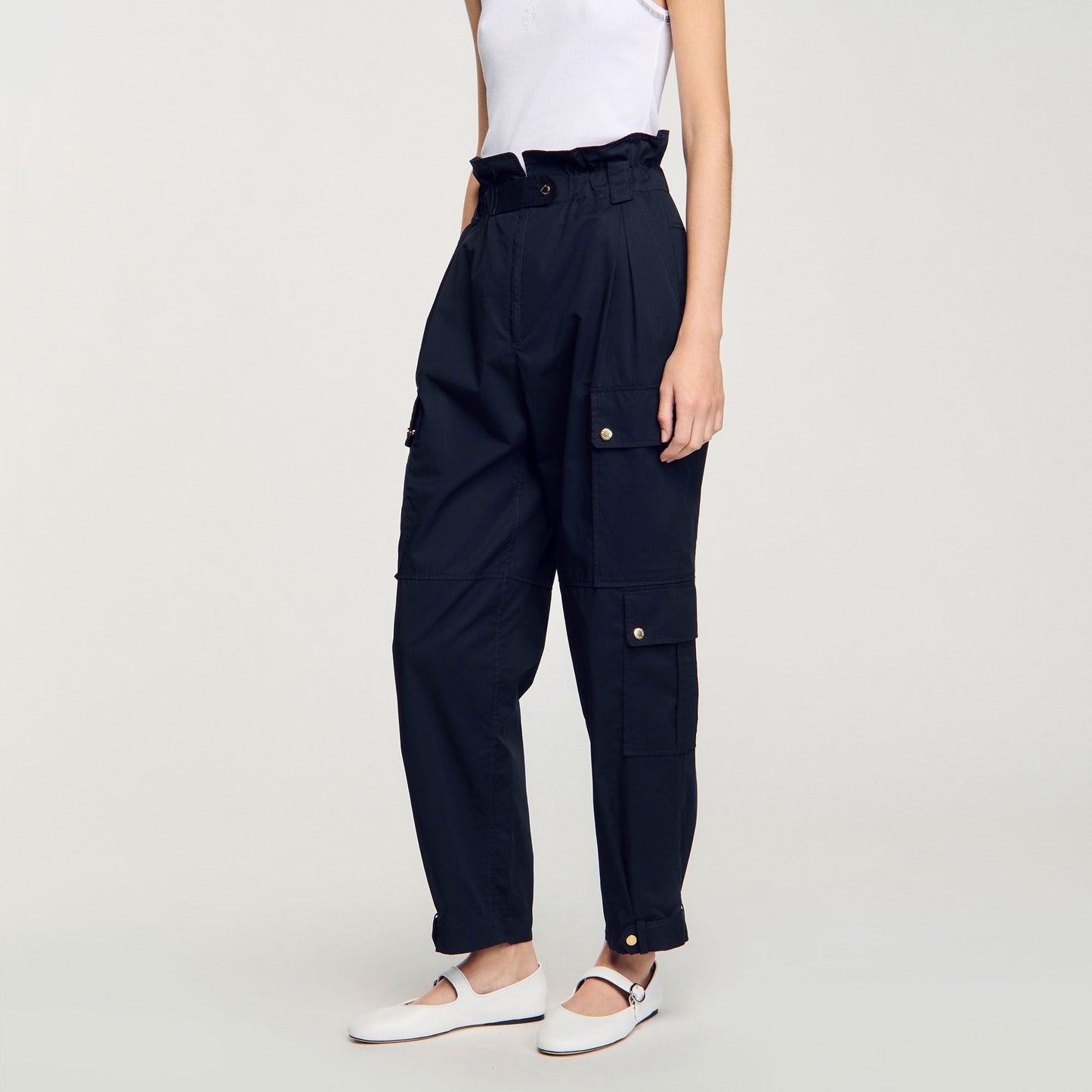 Basti Cargo Trousers Navyblue Navyblue