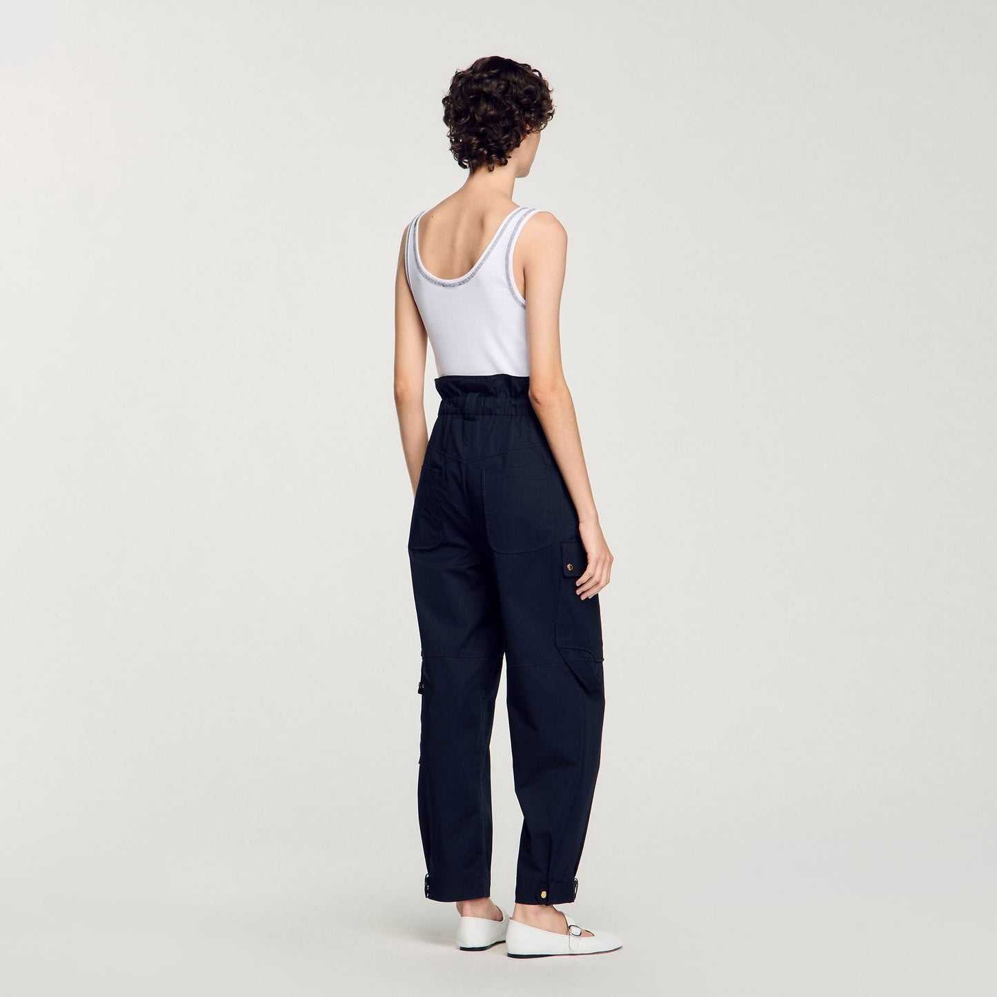 Basti Cargo Trousers Navyblue Navyblue