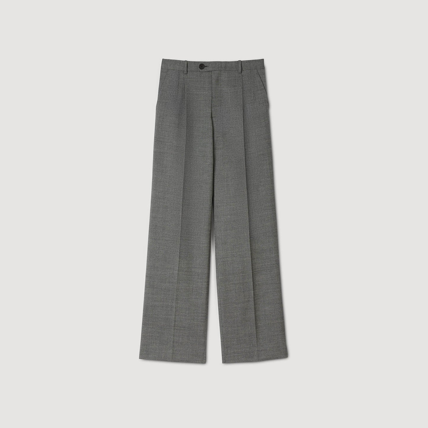 Dylan Straight-Leg Trousers Grey