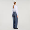 Naelo Striped Trousers Blue