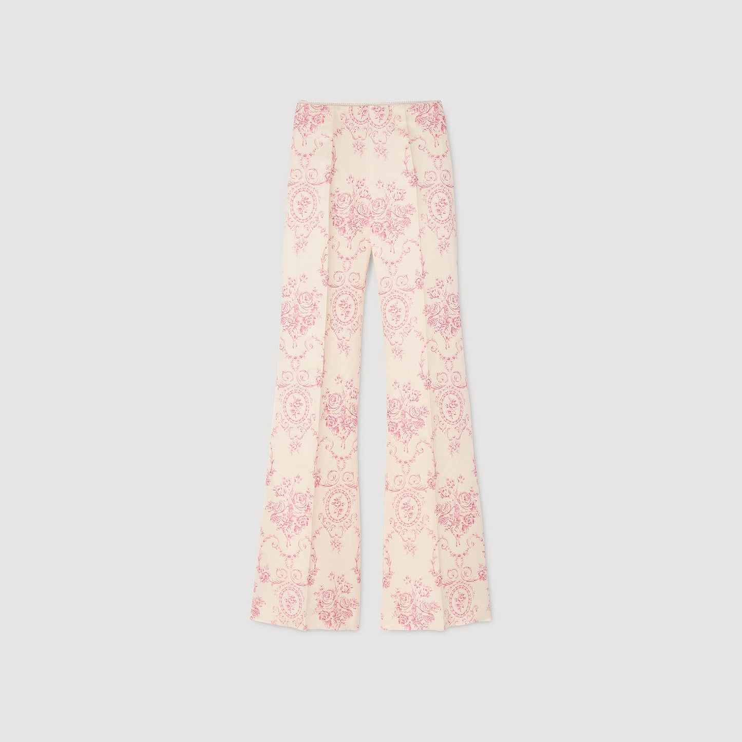 Darwin Floral Trousers Pink / Ecru