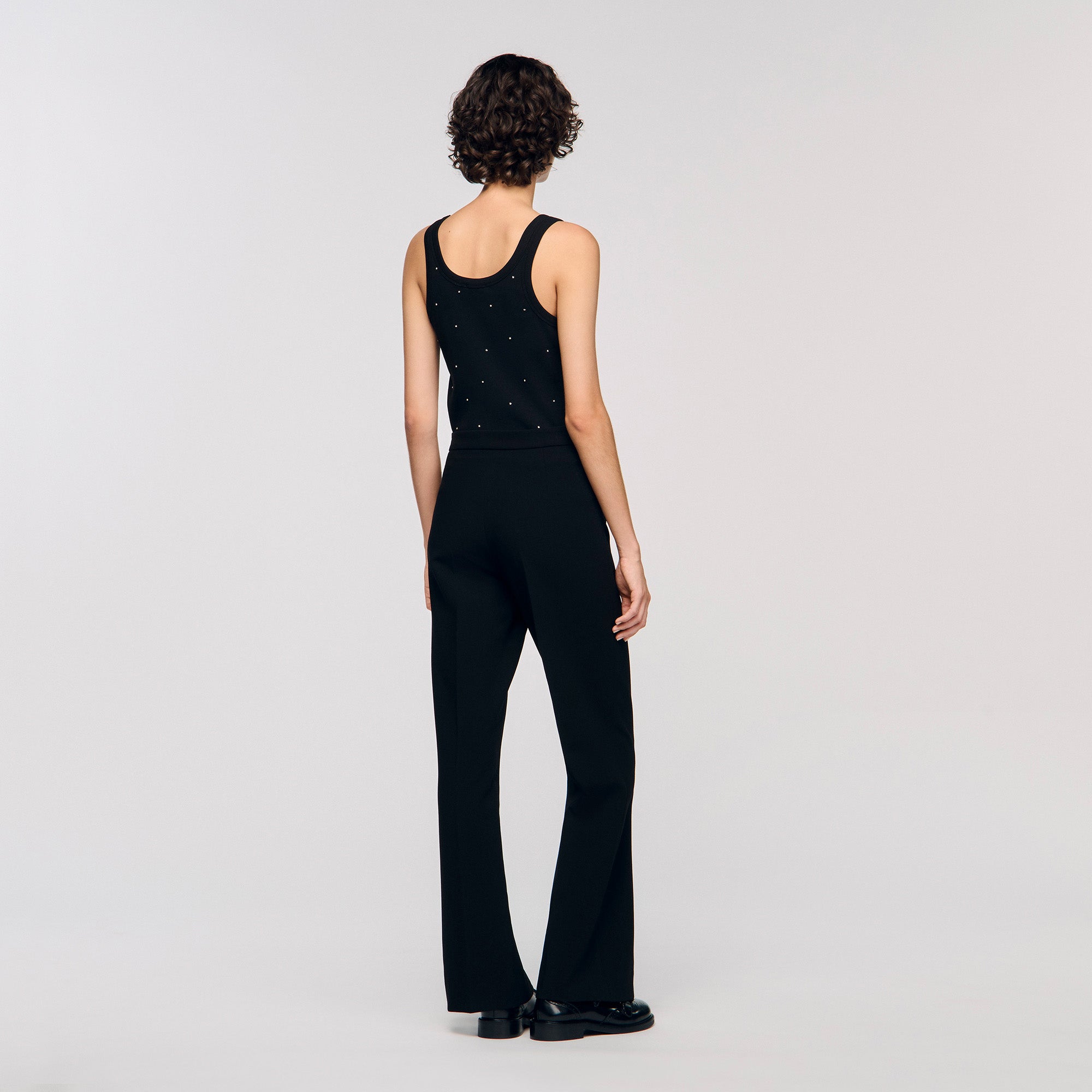Amory Straight-Leg Trousers Black