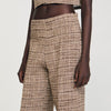 Bardem Decorative Tweed Trousers Brown