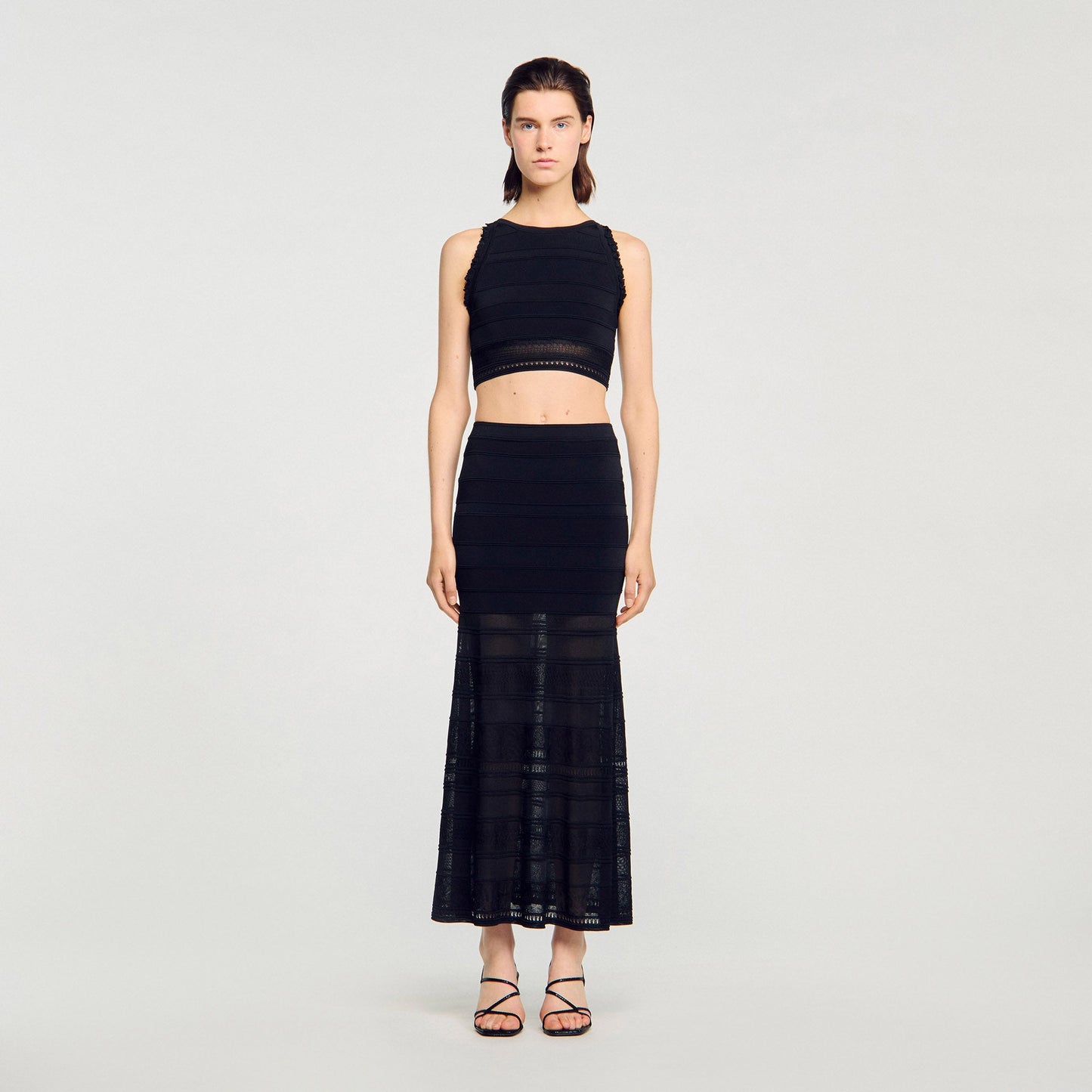 Madrid Sleeveless Jumper Black