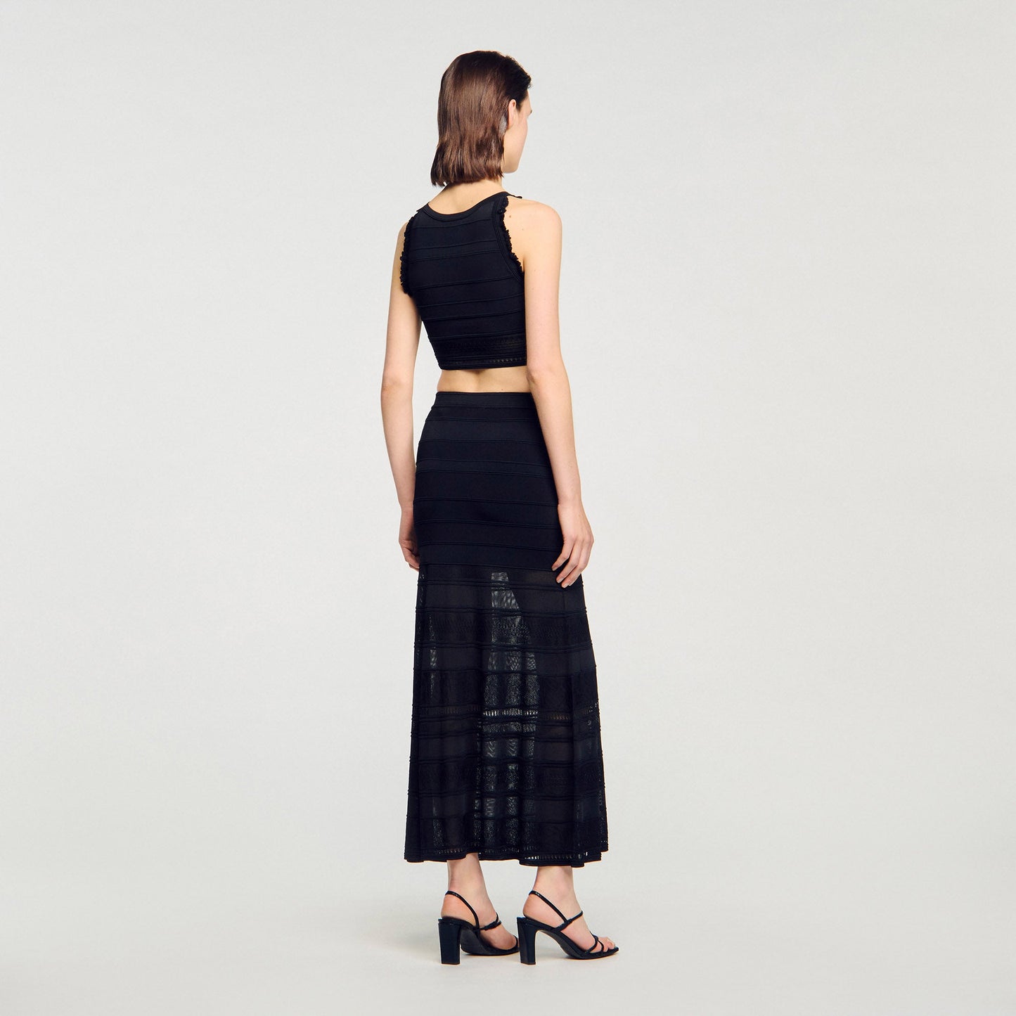 Madrid Sleeveless Jumper Black