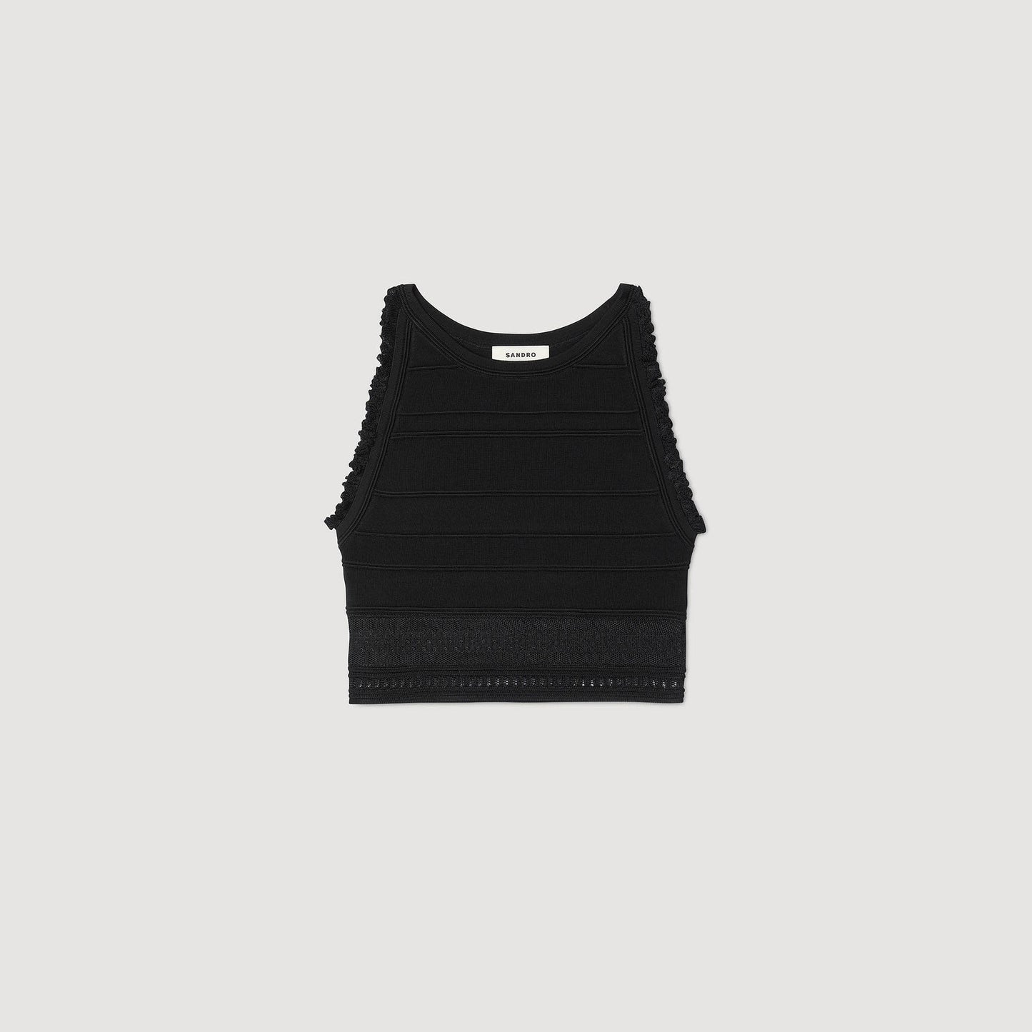Madrid Sleeveless Jumper Black