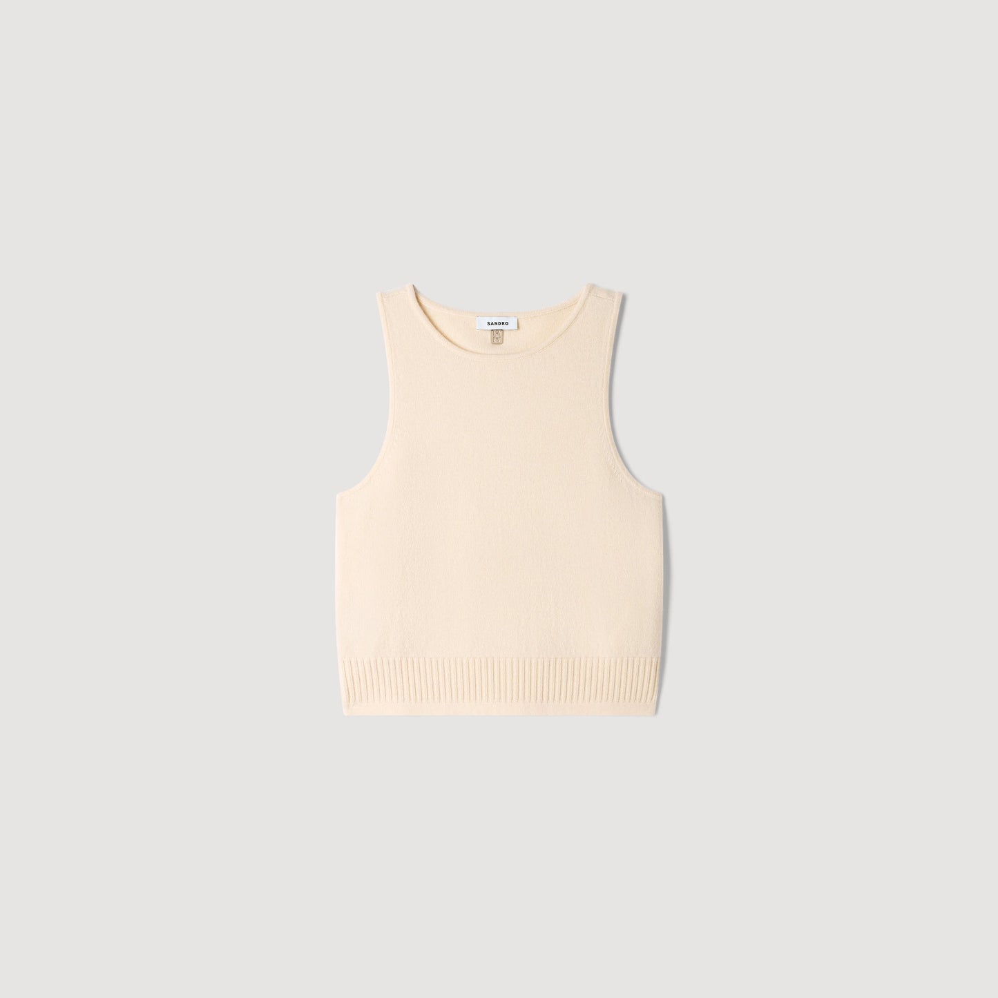 Valy Sleeveless Jumper Vanilla