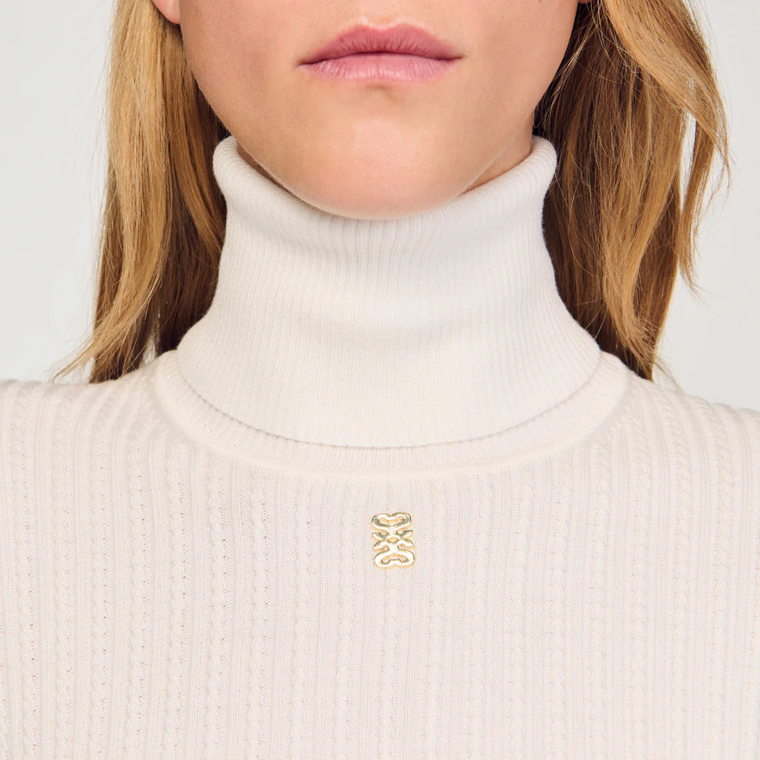 Eline Turtleneck Jumper Snow