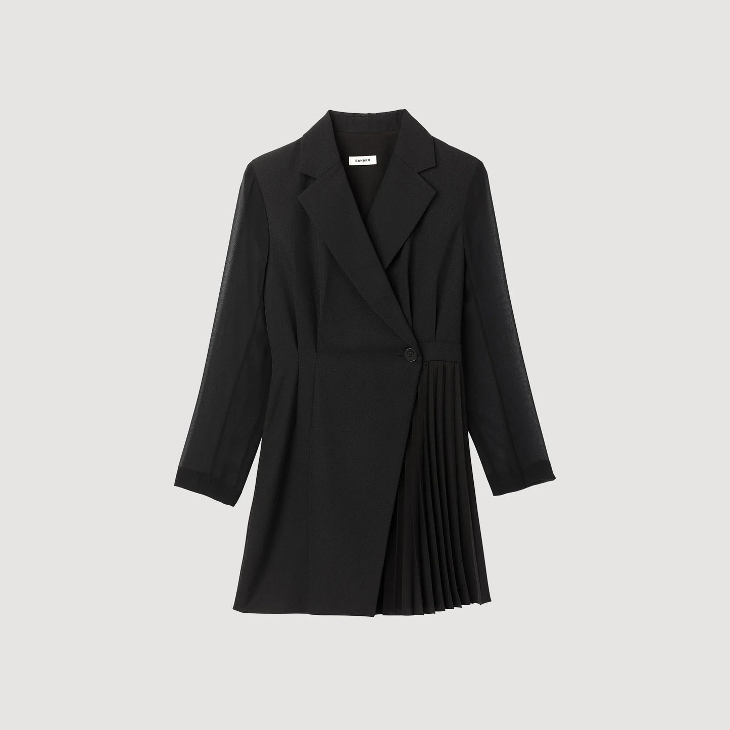 Lilela Wraparound Dress Black