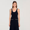 Manuella Beaded Dress Black