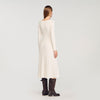 Sabah Fancy Knit Maxi Dress Ecru