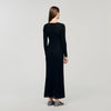 Sabah Fancy Knit Maxi Dress Black