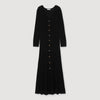 Sabah Fancy Knit Maxi Dress Black