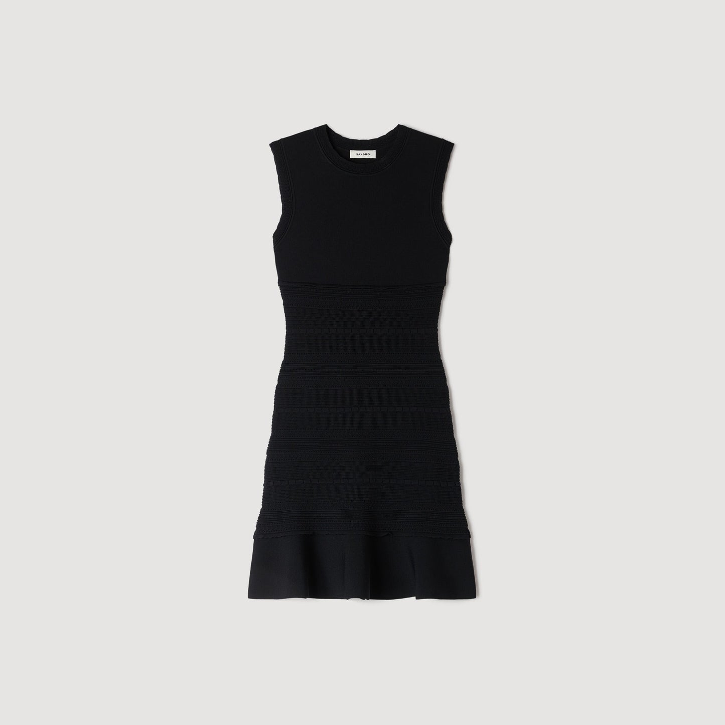 Lunaventa Short Fancy Knit Dress Black