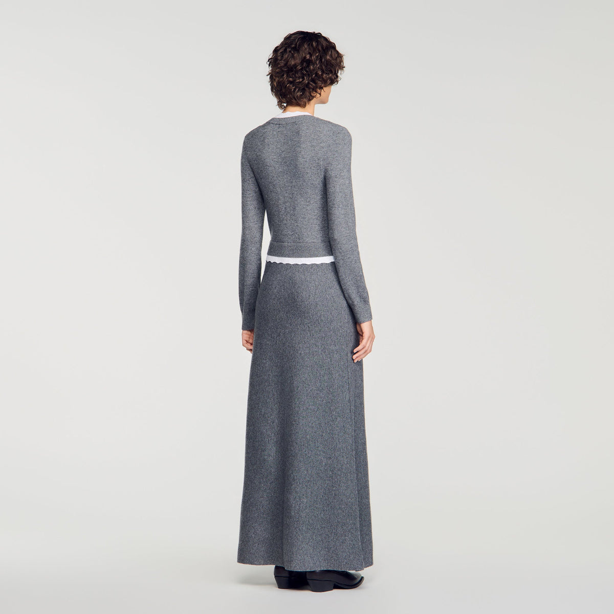 Henrietta 2-in-1 maxi dress Grey