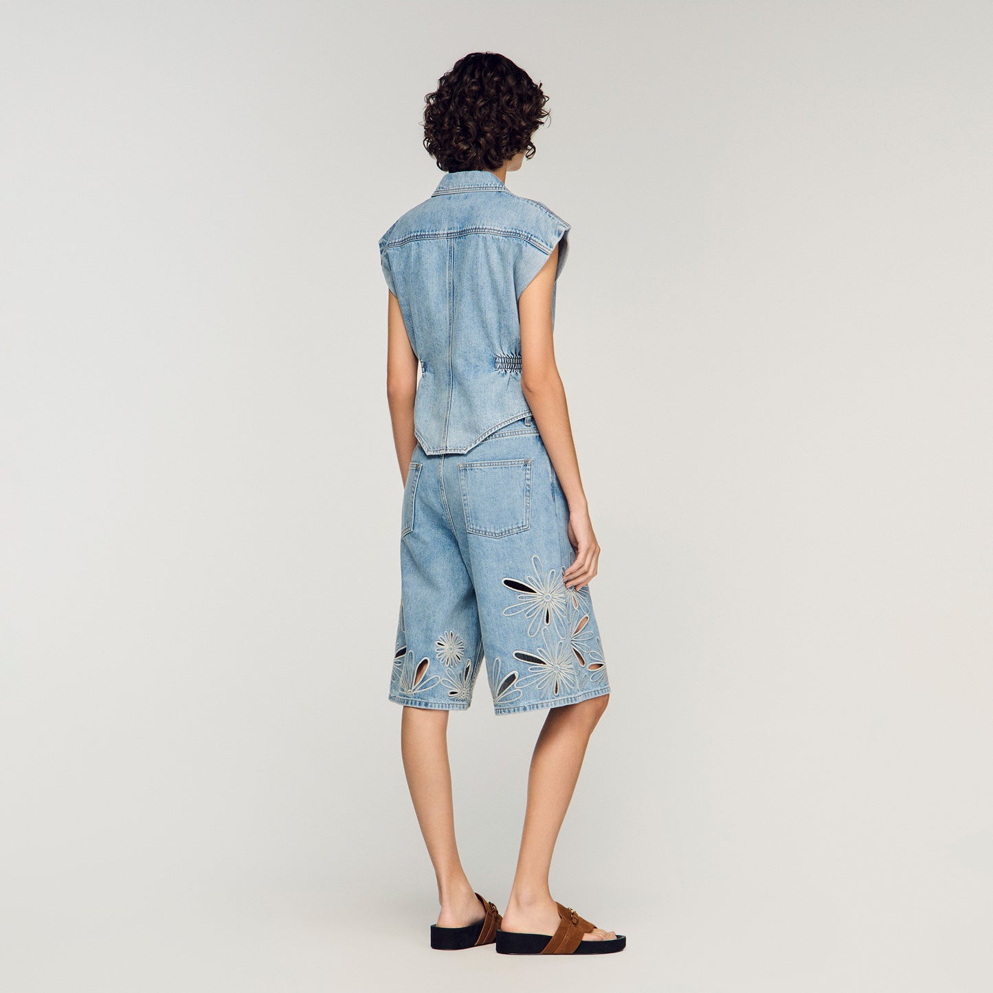 Kurtis Denim Top Blue Jean