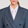 Naelle Striped Tailored Jacket Blue