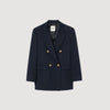 Theane Pinstripe jacket Navy Blue
