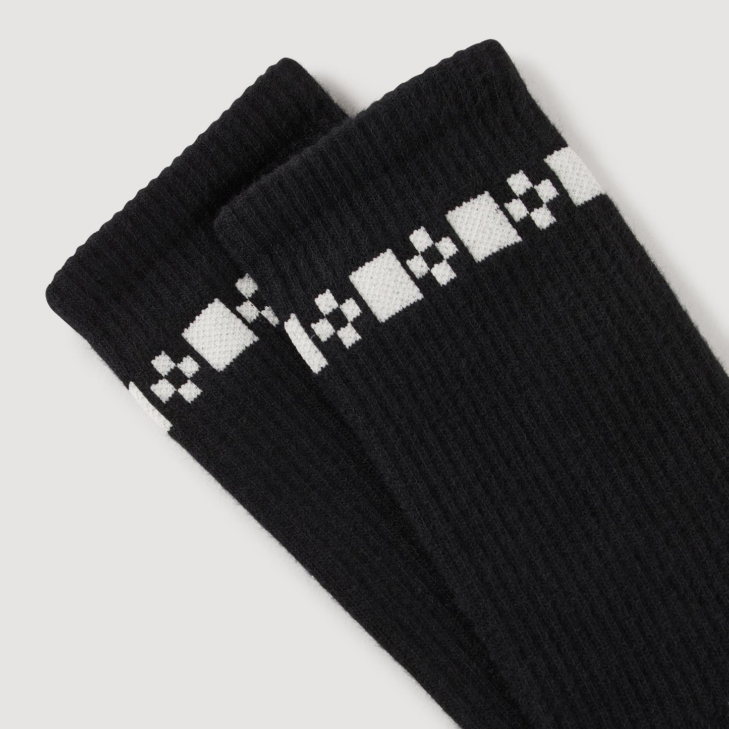 Embroidered Socks Black