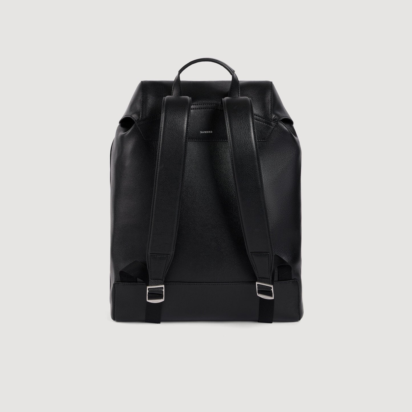 Pocket Backpack Reconstituted leather rucksack Black