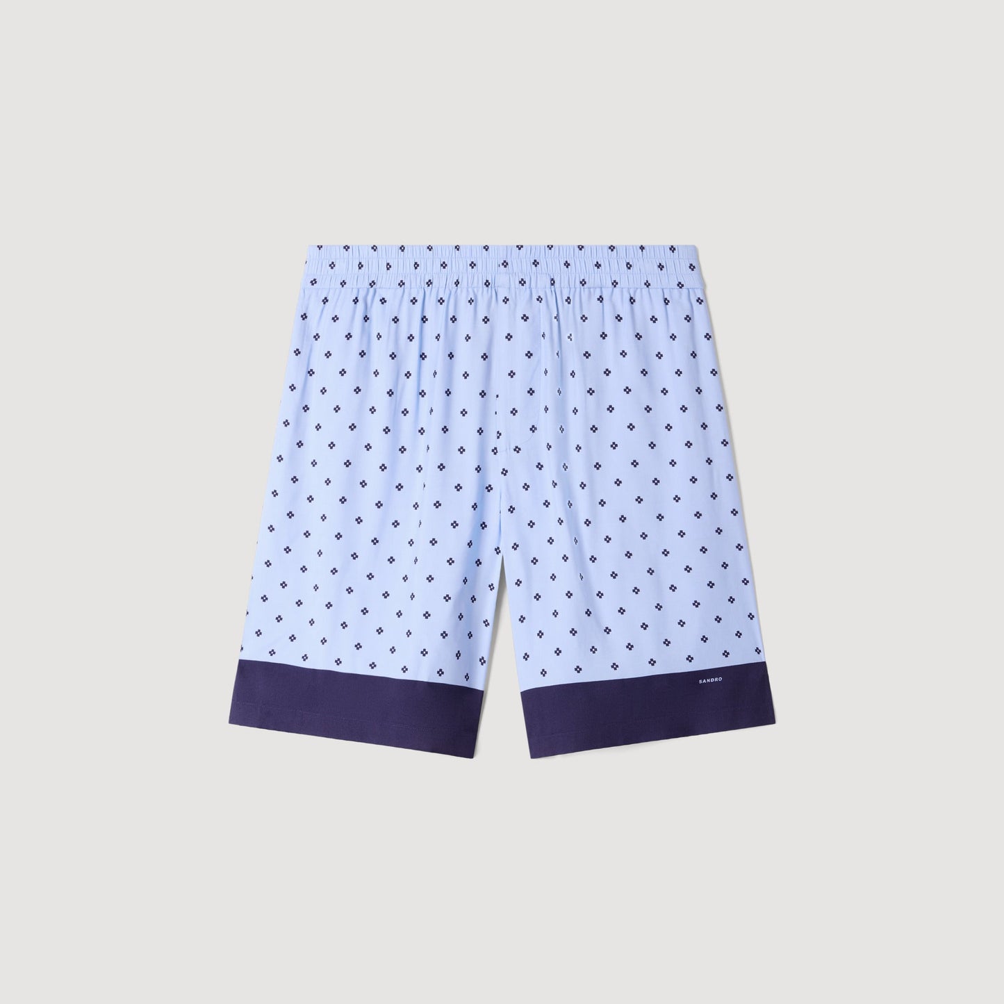 Micro Cross Short Square Cross patterned shorts Sky Blue