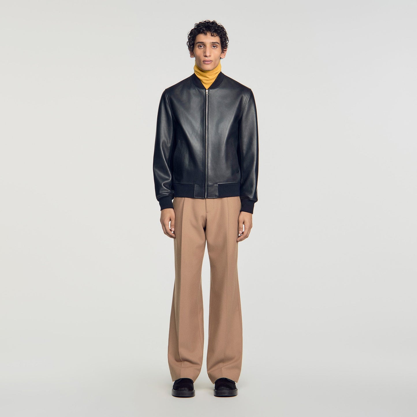 New Monaco Leather jacket Black