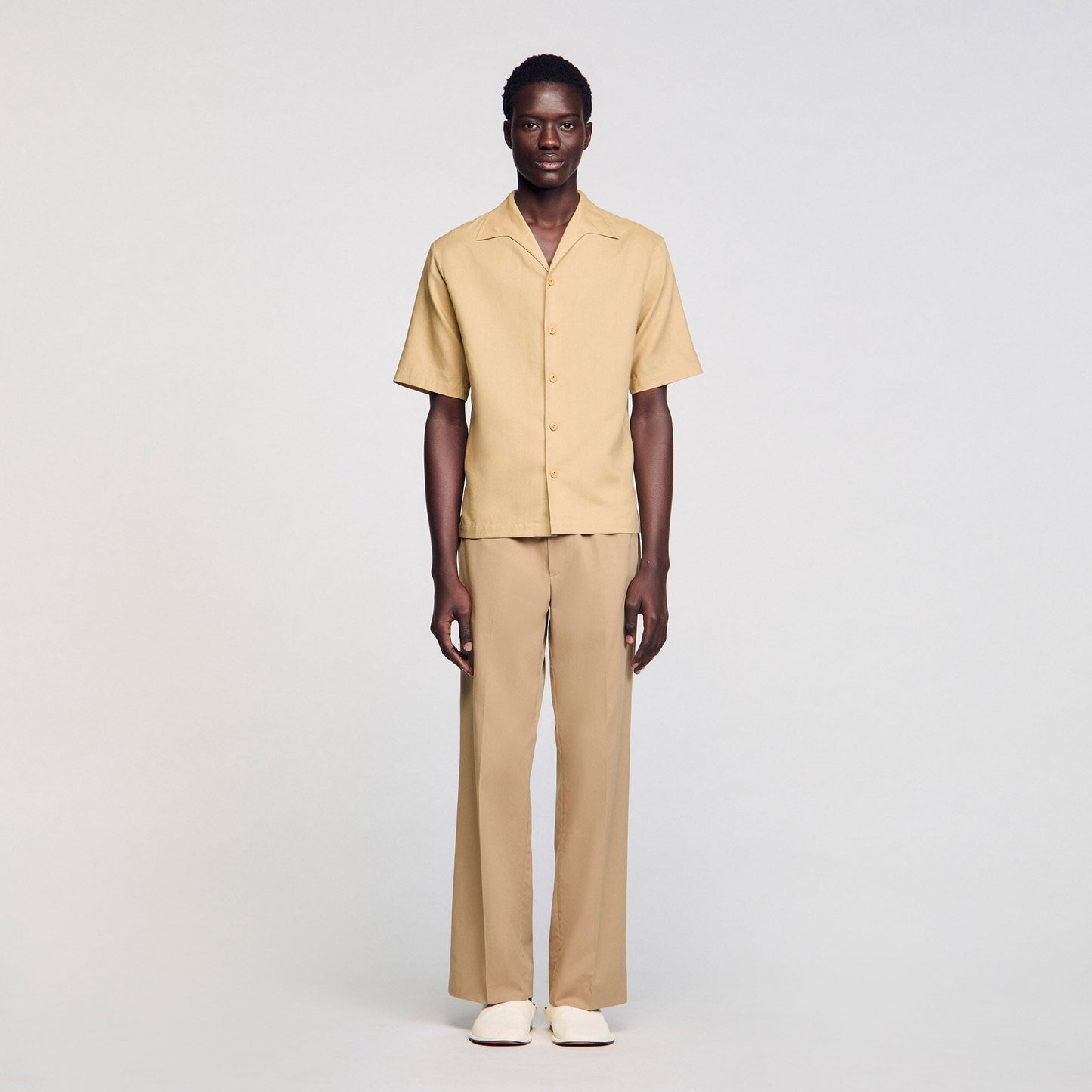 Requin Linen Mc Cotton And Linen Shirt Nut
