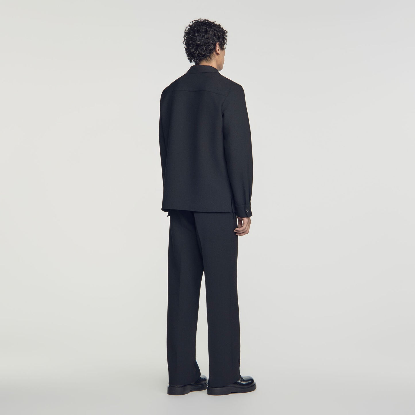 Joker Zip Shirt Zipped Shirt Black