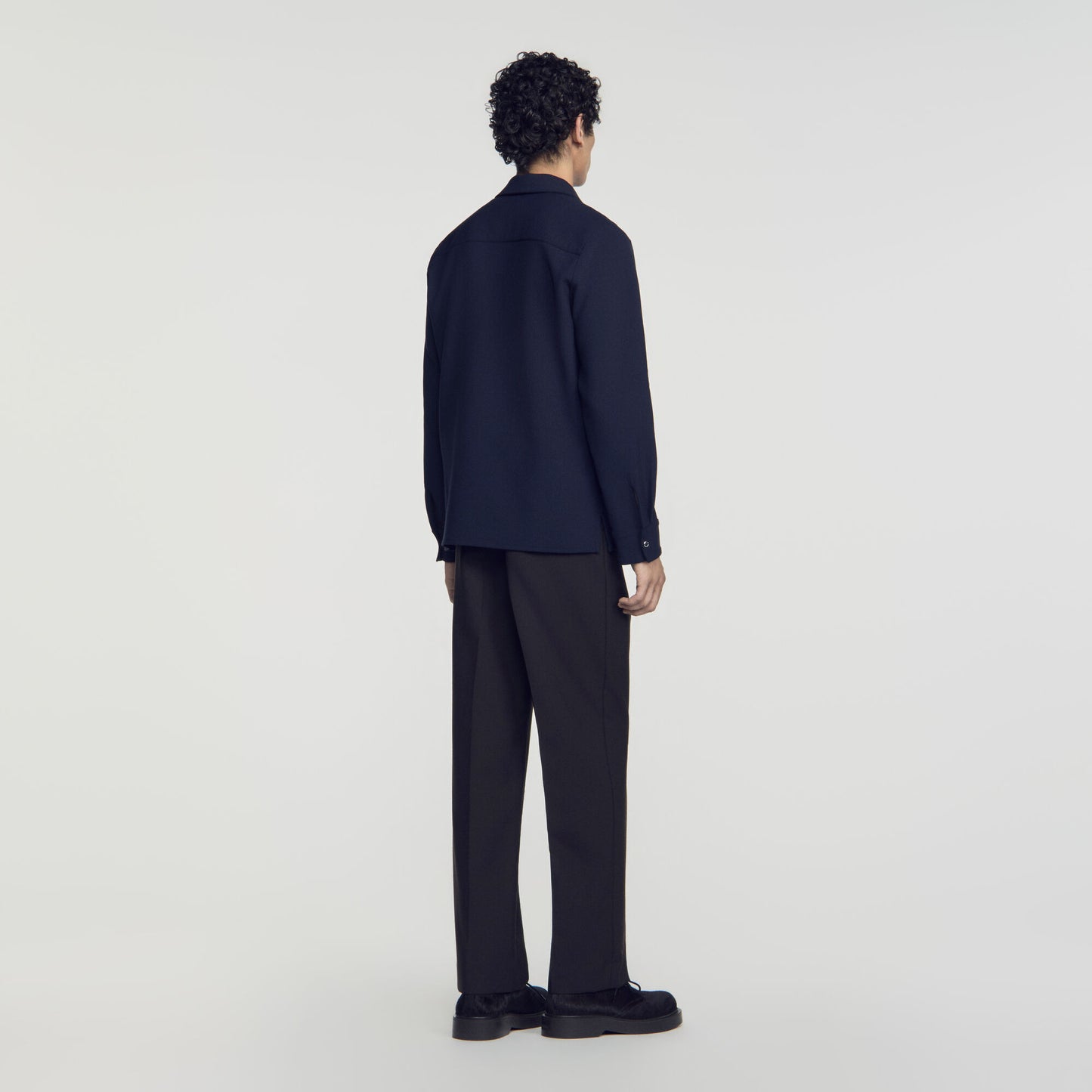 Joker Zip Shirt Zipped Shirt Navy Blue