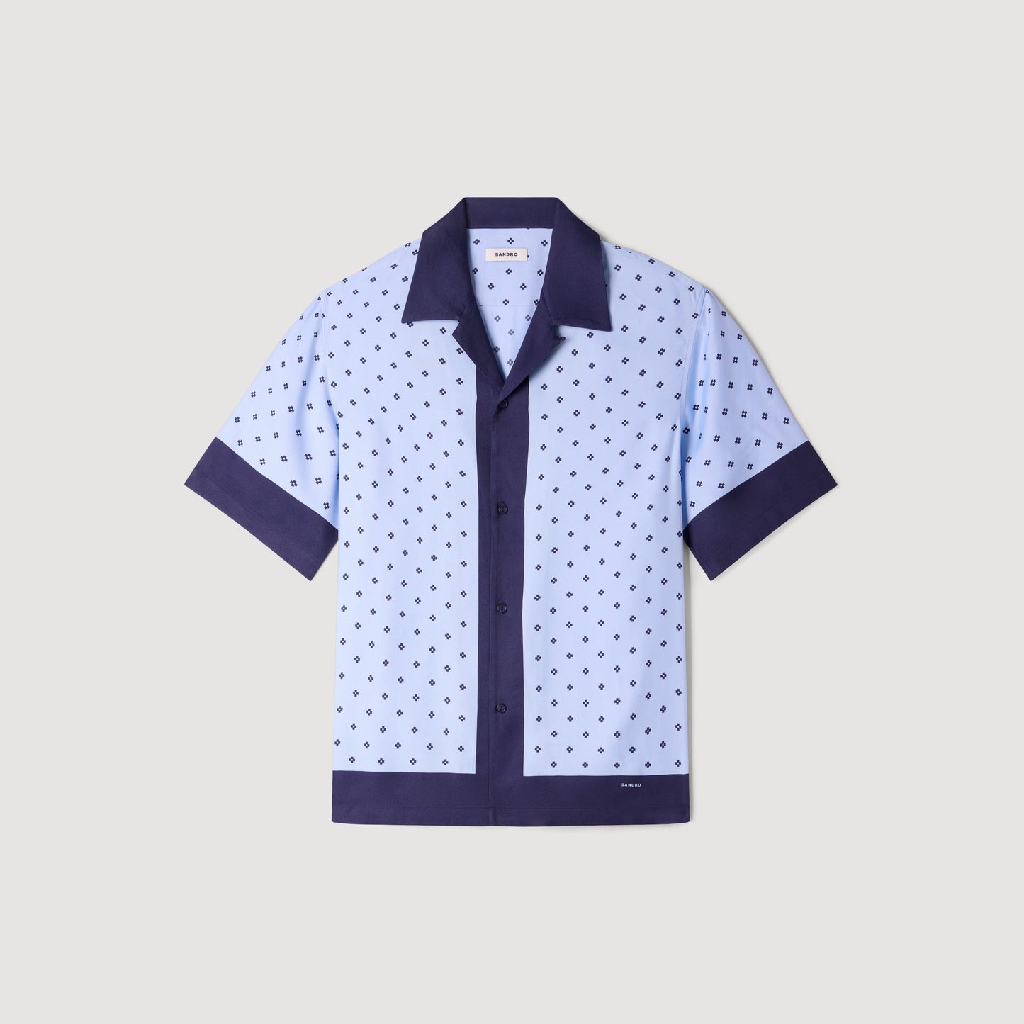 Micro Cross Mc Micro cross motif shirt Sky Blue