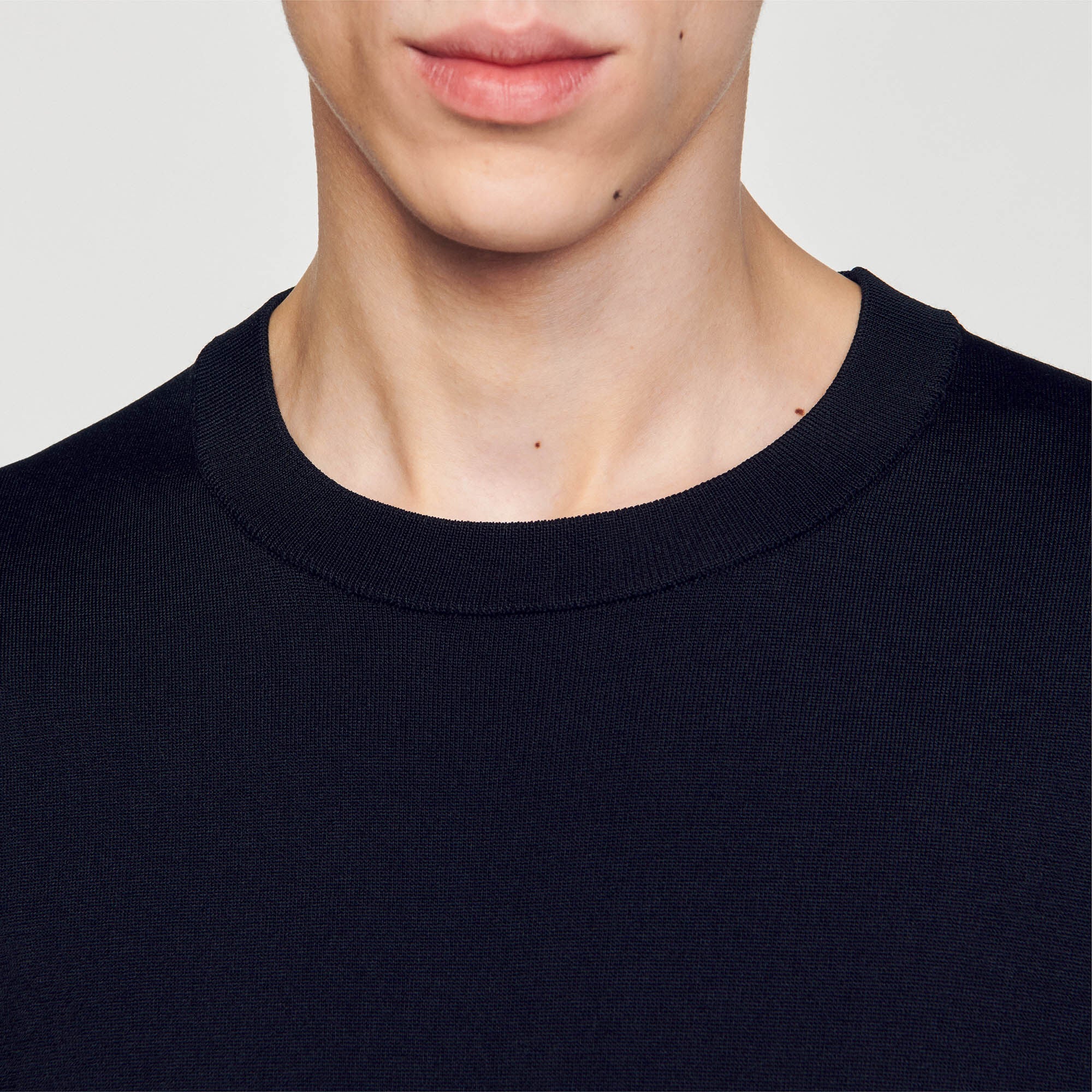 Knitted T-Shirt Black