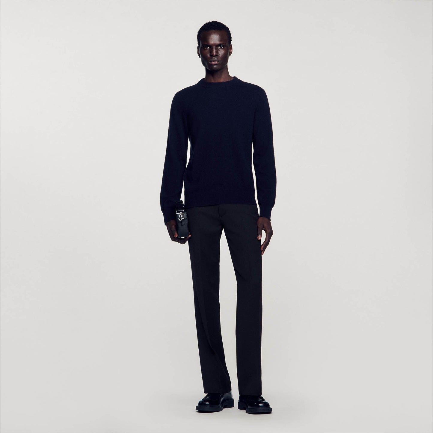 Crewneck Cashmere Cashmere Sweater Dark Navy